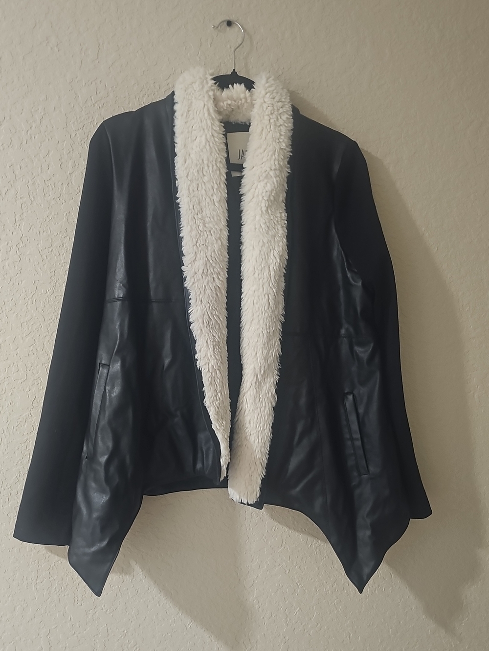 Jack Black Teddy Trim Open-Front Jacket